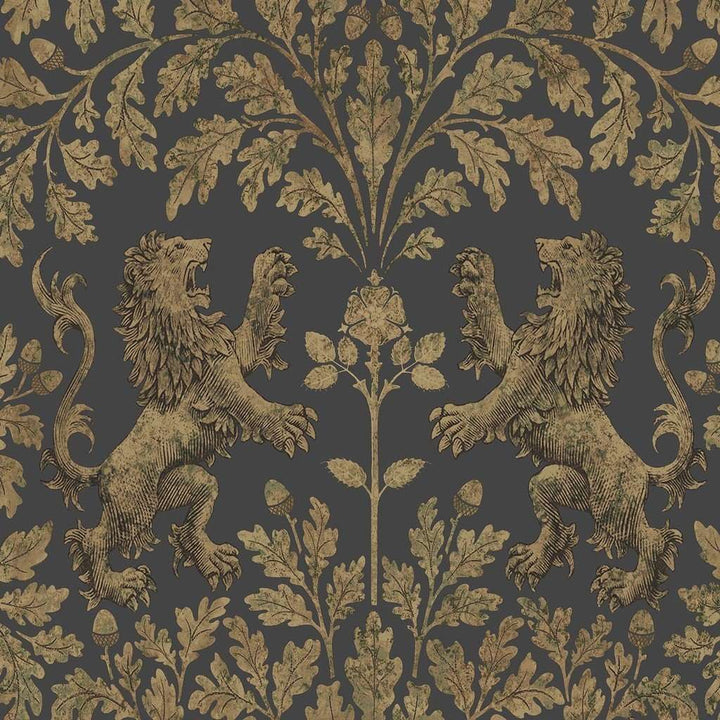 Boscobel Oak-behang-Tapete-Cole & Son-Metallic Antique Gold-Rol-116/10036-Selected Wallpapers