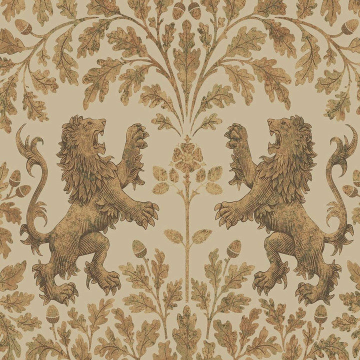 Boscobel Oak-behang-Tapete-Cole & Son-Metallic Gold-Rol-116/10037-Selected Wallpapers
