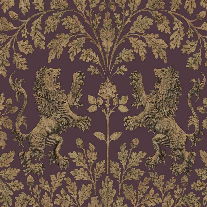 Boscobel Oak-behang-Tapete-Cole & Son-Metallic Autumnal Gold-Rol-116/10038-Selected Wallpapers