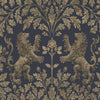 Boscobel Oak-behang-Cole & Son-Metallic Gilver-Rol-116/10039-Selected Wallpapers