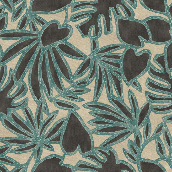 Botanis-behang-Tapete-Arte-Nutmeg Teal-Rol-57581-Selected Wallpapers