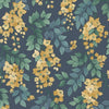 Bougainvillea-behang-Cole & Son-Ochre & Petrol-Rol-117/6019-Selected Wallpapers