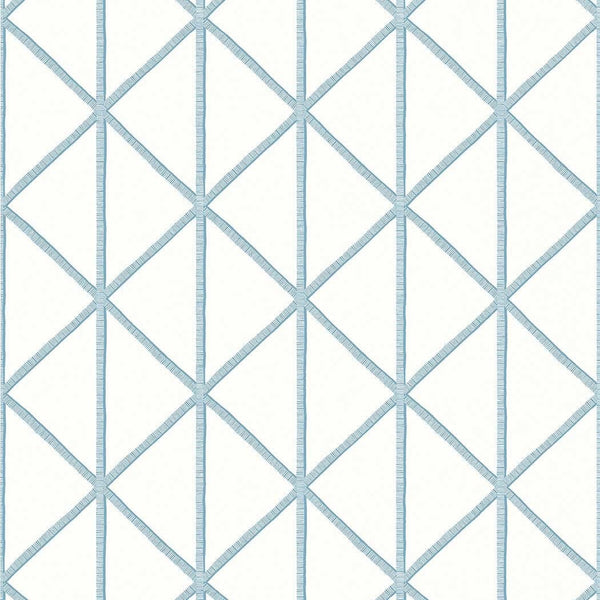 Box Kite-Behang-Thibaut-Spa Blue-Rol-T10133-Selected Wallpapers