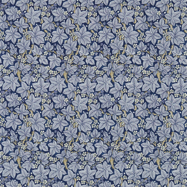 Bramble Stoff-Morris & Co-Indigo/Mineral-Meter (M1)-226724-Selected Wallpapers