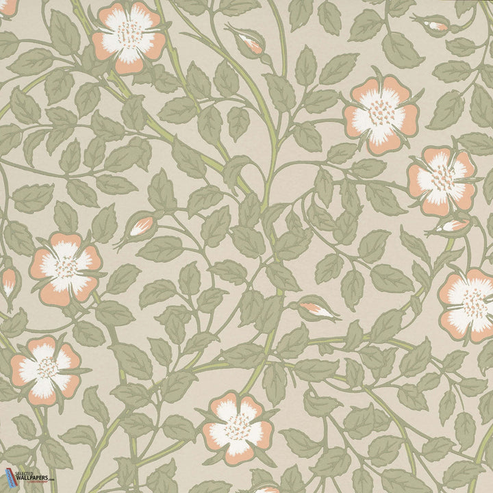 Briar Rose-behang-Tapete-Little Greene-Green Mist-Rol-0263BRGMIST-Selected Wallpapers