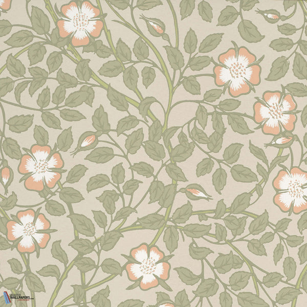 Briar Rose-wallpaper-Little Greene-Green Mist-Roll-0263BRGMIST-Selected Wallpapers
