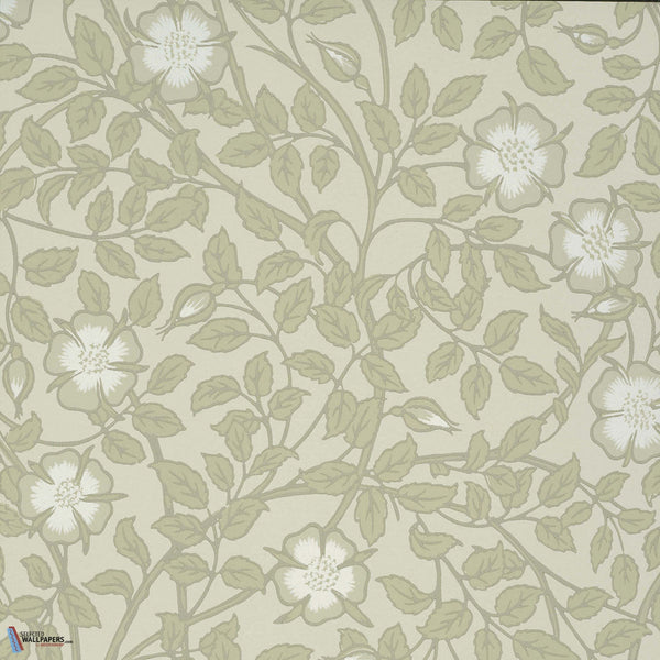 Briar Rose-wallpaper-Little Greene-Green Stone-Roll-0263BRGSTON-Selected Wallpapers