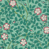 Briar Rose-wallpaper-Little Greene-Green Verditer-Roll-0263BRGVERD-Selected Wallpapers