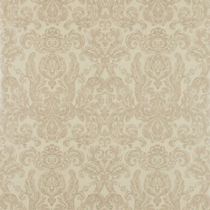 Brocatello-behang-Tapete-Zoffany-Taupe-Rol-312010-Selected Wallpapers