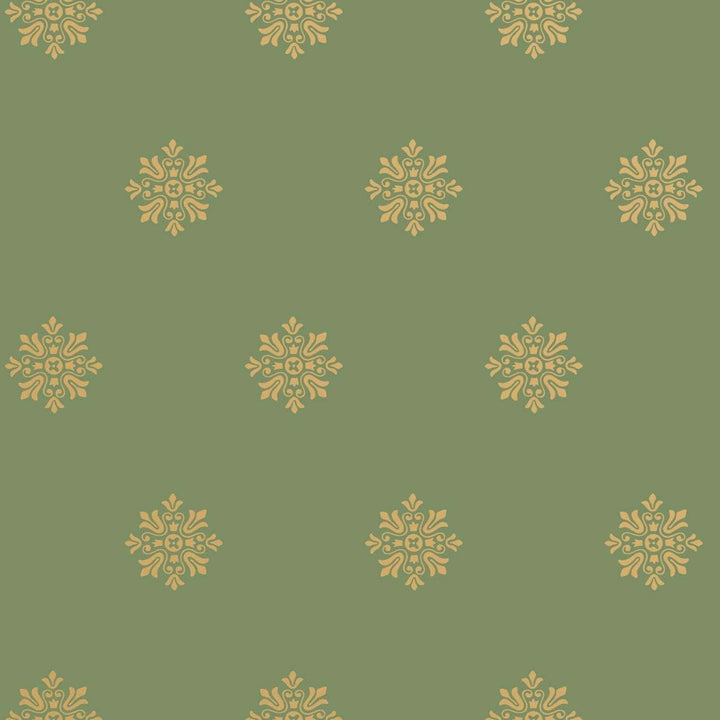 Brockhampton Star-Behang-Tapete-Farrow & Ball-Suffield Green-Rol-BP546-Selected Wallpapers