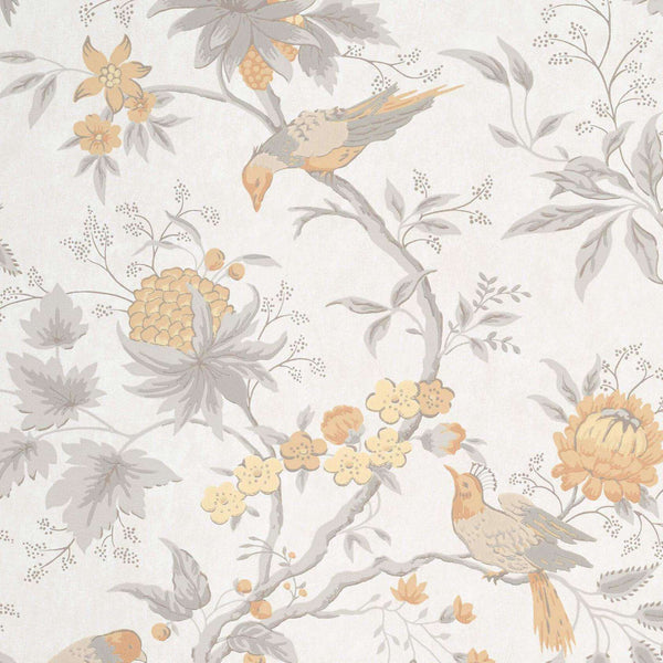 Brooke House-behang-Little Greene-Cinder-Rol-0291BRCINDE-Selected Wallpapers
