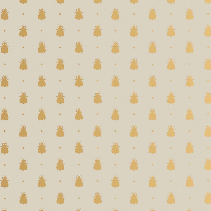 Bumble Bee-Behang-Tapete-Farrow & Ball-Shaded White-Rol-BP525-Selected Wallpapers