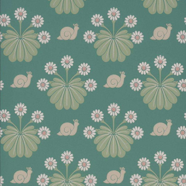 Burges Snail-Wallpaper-Little Greene-Ocean-Roll-0260BUOCEAN-Selected Wallpapers