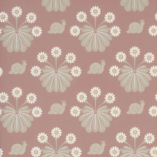 Burges Snail-Wallpaper-Little Greene-Rosie-Roll-0260BUROSIE-Selected Wallpapers