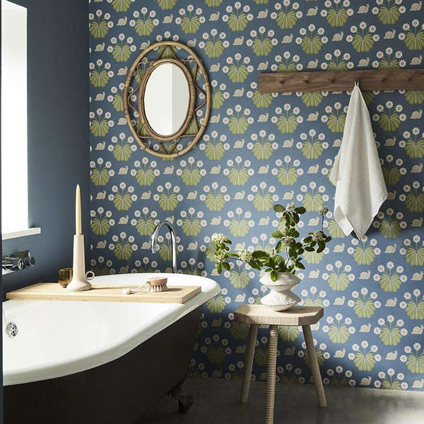 Burges Snail-Behang-Tapete-Little Greene-Selected Wallpapers