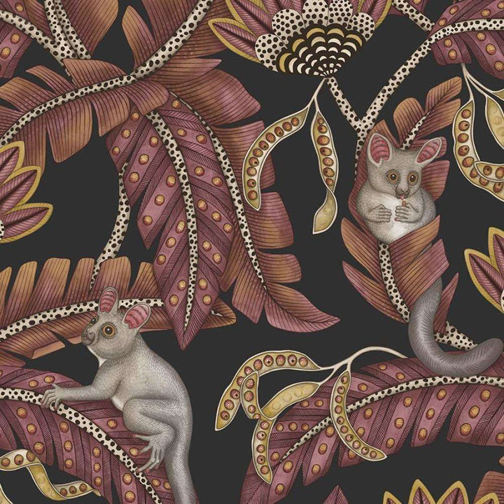 Bush Baby-Behang-Tapete-Cole & Son-Charcoal-Rol-119/7033-Selected Wallpapers
