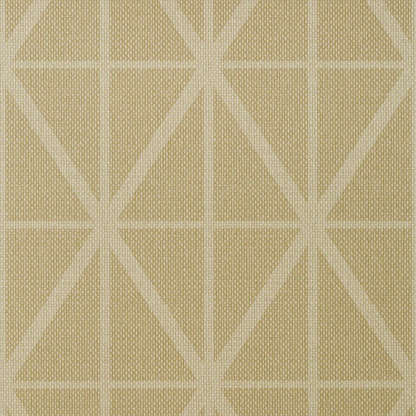 Café Weave Trellis-Behang-Thibaut-Camel-Rol-T361-Selected Wallpapers