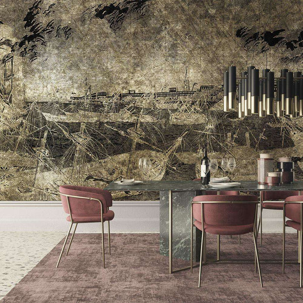 Calcutta-behang-Inkiostro Bianco-Selected Wallpapers