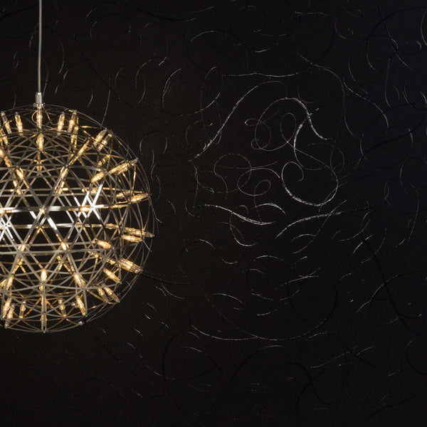Calligraphy Bird-behang-Moooi-Selected Wallpapers