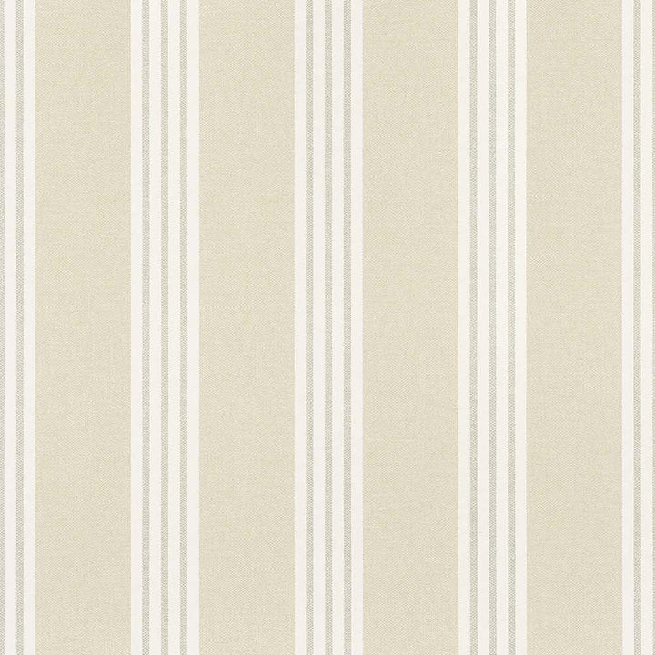Canvas Stripe-Behang-Tapete-Thibaut-Beige-Rol-T13356-Selected Wallpapers