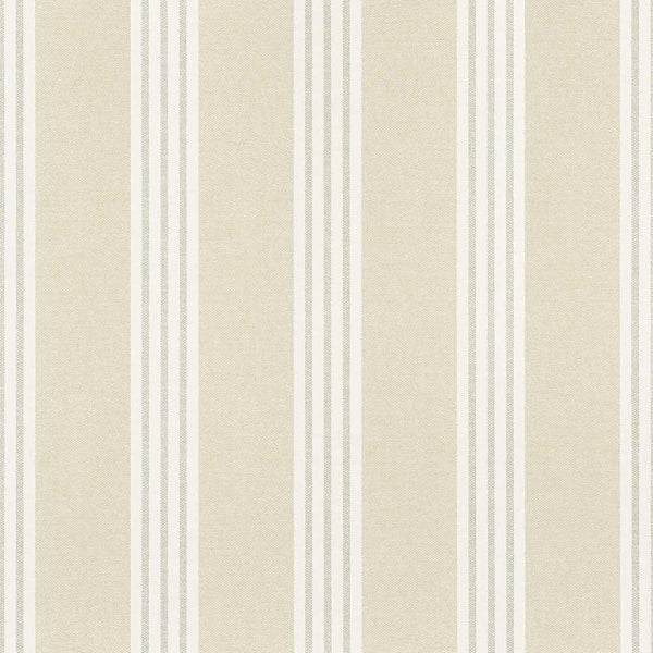 Canvas Stripe-Behang-Thibaut-Beige-Rol-T13356-Selected Wallpapers