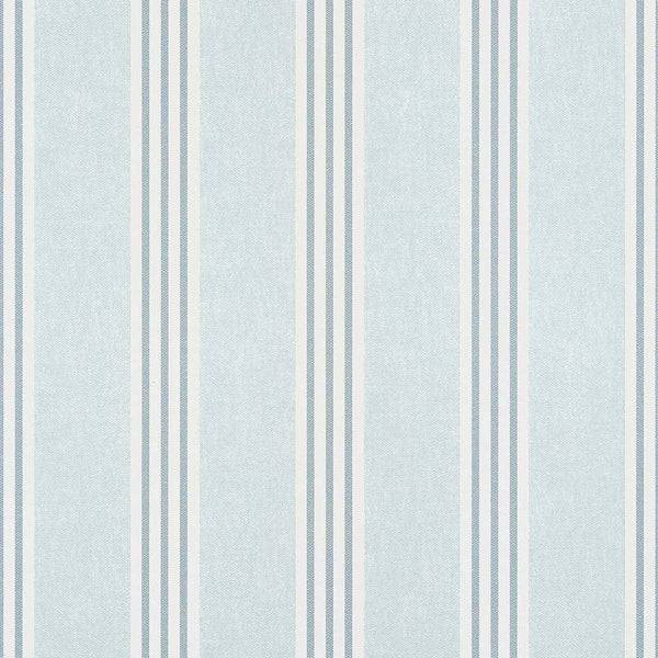 Canvas Stripe-Behang-Thibaut-Spa Blue-Rol-T13359-Selected Wallpapers