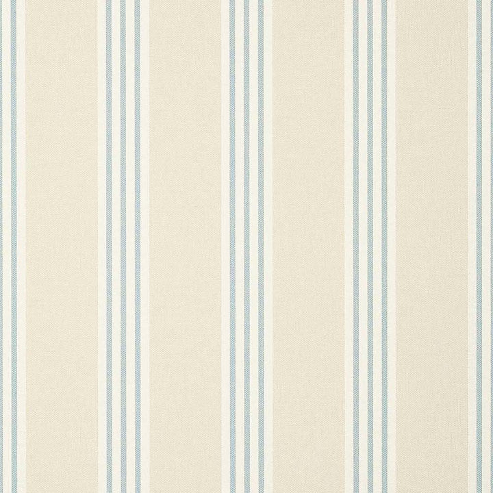 Canvas Stripe-Behang-Tapete-Thibaut-Spa Blue Beige-Rol-T13360-Selected Wallpapers