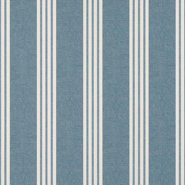 Canvas Stripe-Behang-Thibaut-Navy-Rol-T13393-Selected Wallpapers