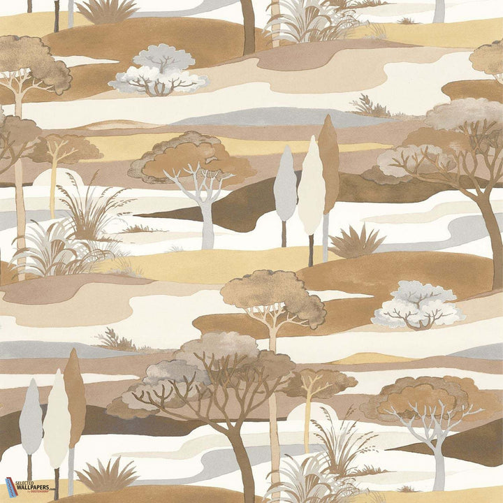 Cap Ferret-Behang-Tapete-Casamance-Sable/Latte-Rol-75870100-Selected Wallpapers