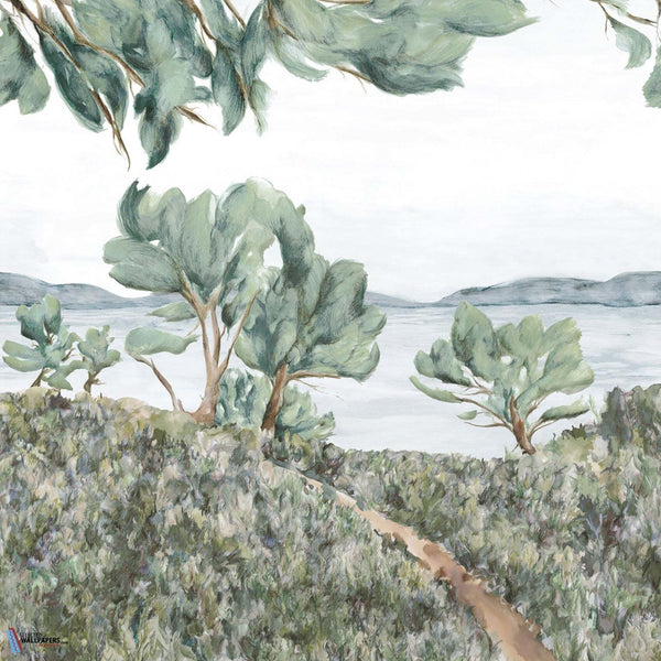 Cap Frehel-Wallpaper-Casamance-Sauge/Celadon-Vinyl-75590508-Selected Wallpapers