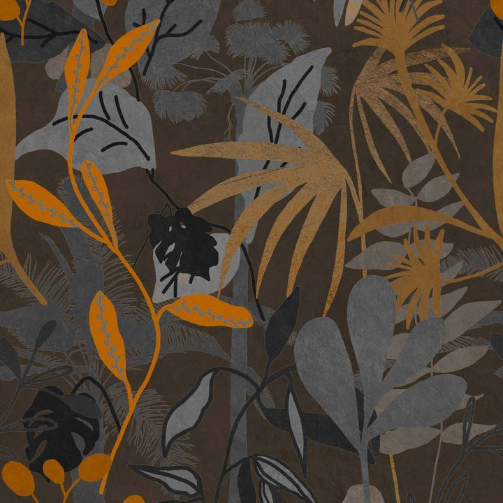Caribbean Garden-behang-Tapete-Mind the Gap-Donker-300 cm (standaard)-WP20487-Selected Wallpapers