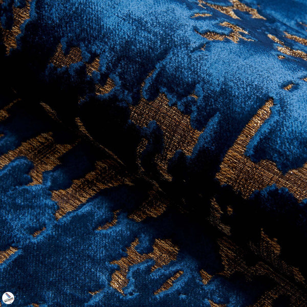 Caribou-Tapete-Dutch Walltextile Company-Royal Blue-Meter (M1)-DWC_cari_14-Selected Wallpapers