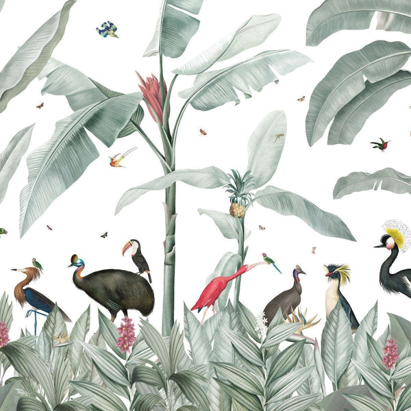 Casela Birds-Behang-Les Dominotiers-Non Woven 70 cm-M2-DOM616-Selected Wallpapers