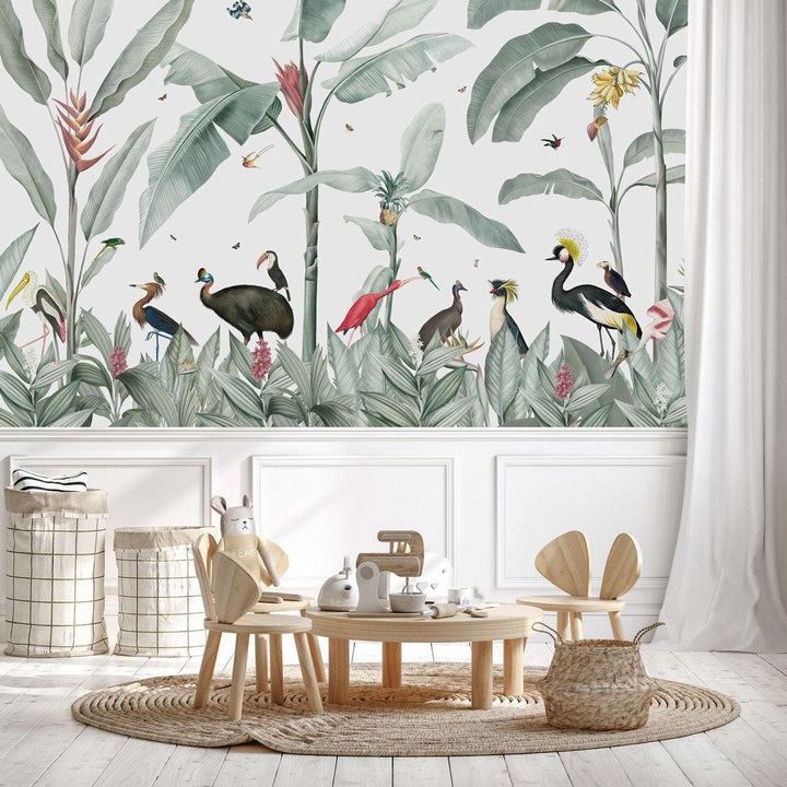 Casela Birds-Behang-Tapete-Les Dominotiers-Selected Wallpapers