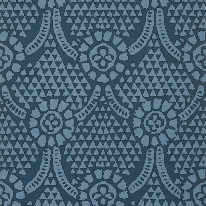 Chamomile-Behang-Tapete-Thibaut-Navy-Rol-T14315-Selected Wallpapers