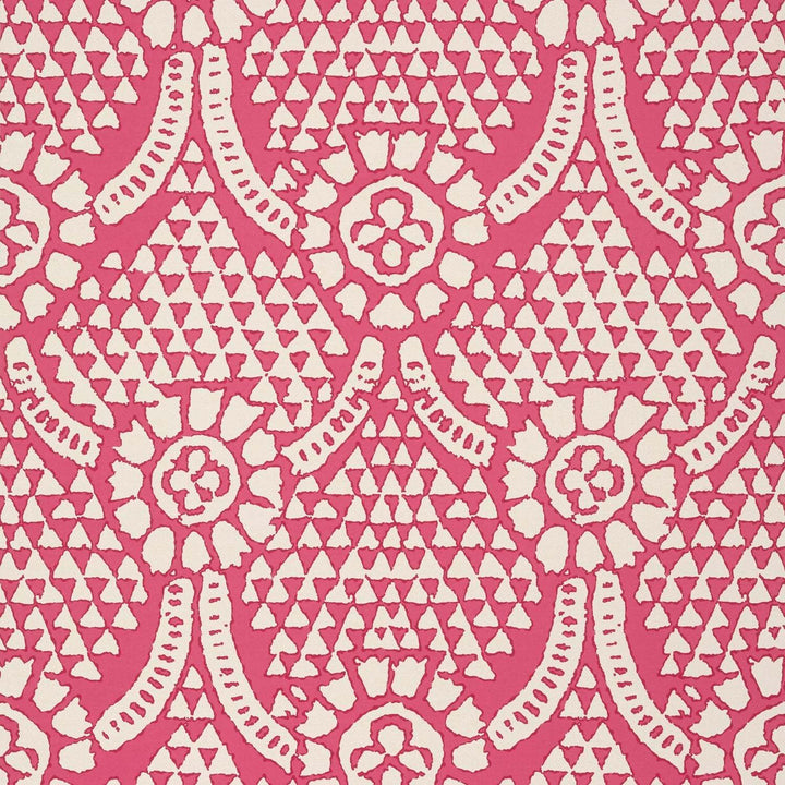 Chamomile-Behang-Tapete-Thibaut-Pink-Rol-T14316-Selected Wallpapers