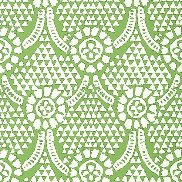 Chamomile-Wallpaper-Thibaut-Green-Roll-T14318-Selected Wallpapers