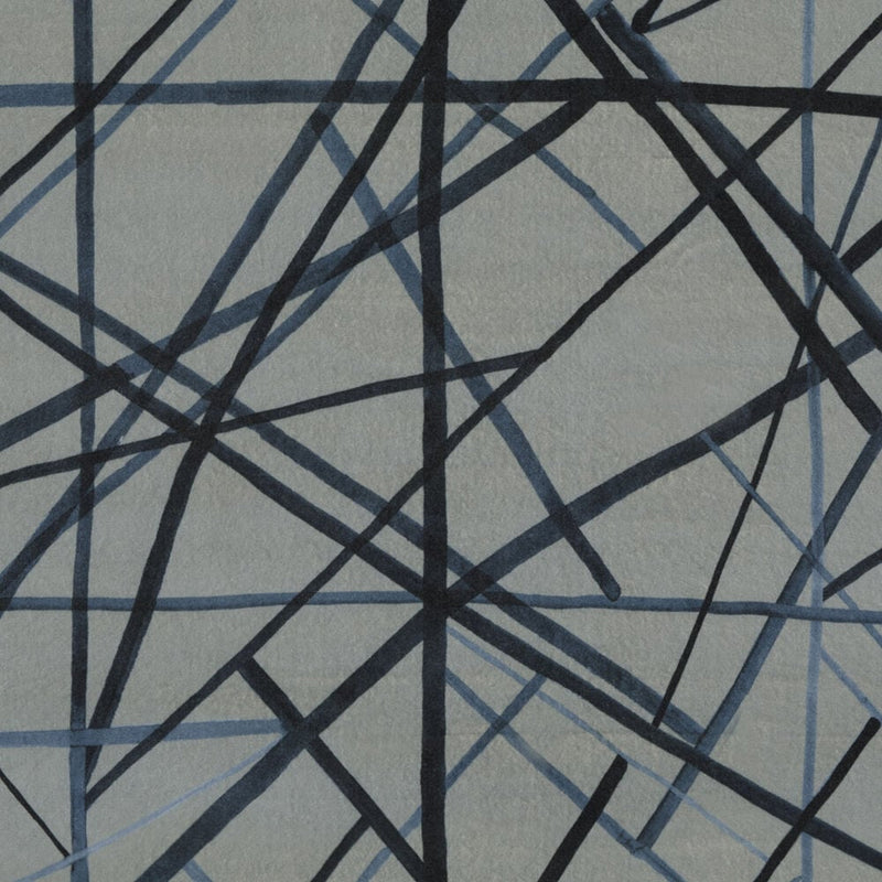 Channels Velvet tejido en Slate Blue de Kelly Wearstler
