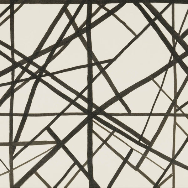 Channels Velvet stof-Kelly Wearstler-Ebony/Ivory-Meter (M1)-GWP-3731.18-Selected Wallpapers