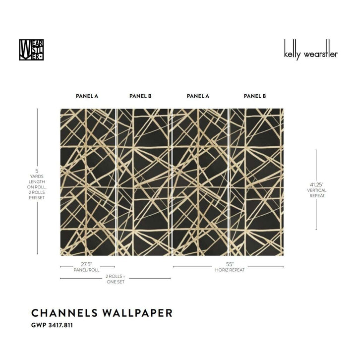 Channels-behang-Tapete-Kelly Wearstler-Selected Wallpapers