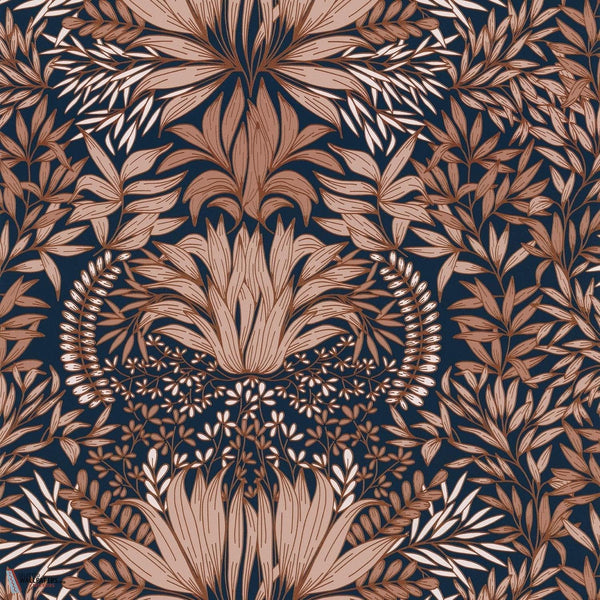Chardon-Wallpaper-Casamance-Bleu-Roll-75733466-Selected Wallpapers