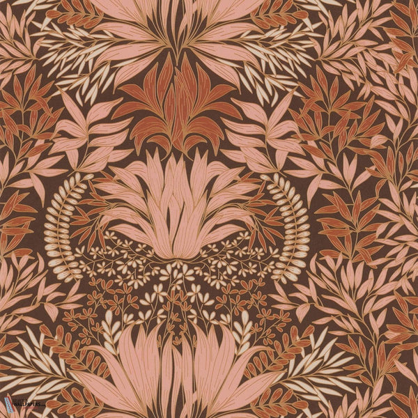 Chardon-Wallpaper-Casamance-Cognac-Roll-75733364-Selected Wallpapers