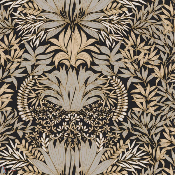 Chardon-Wallpaper-Casamance-Noir-Roll-75733670-Selected Wallpapers