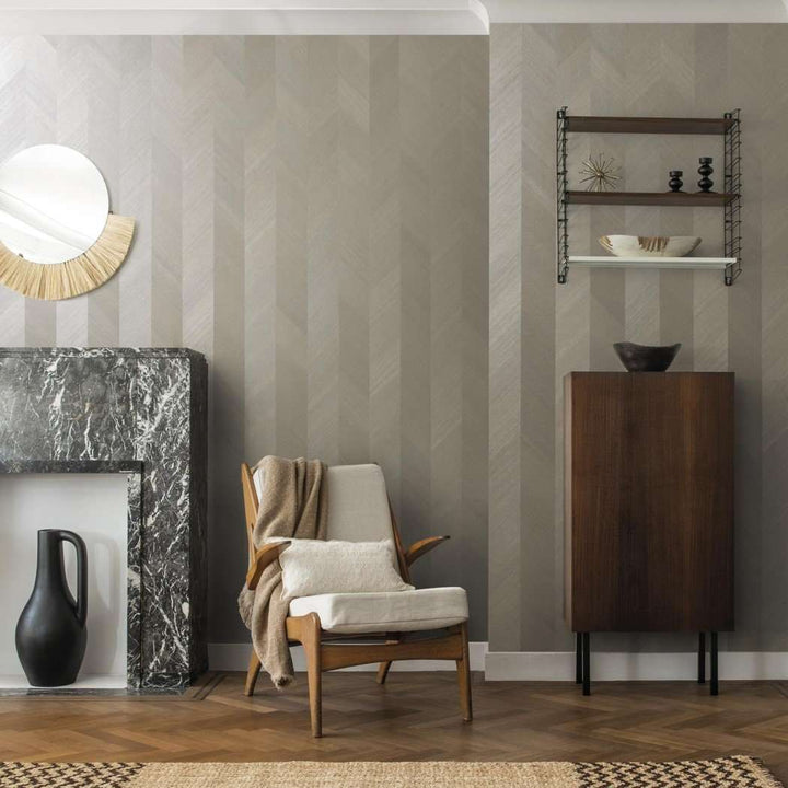 Chevron-behang-Tapete-Omexco by Arte-Selected Wallpapers