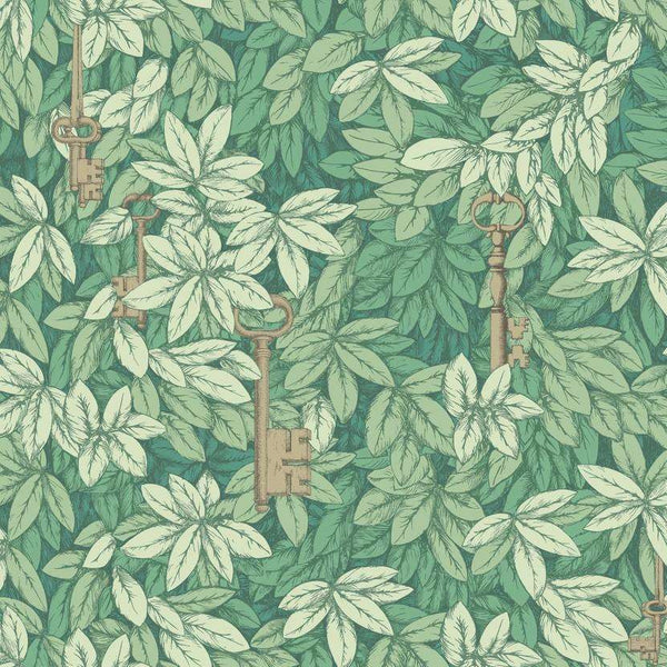 Chiavi Segrete-behang-Cole & Son-Groen-Rol-114/26050-Selected Wallpapers