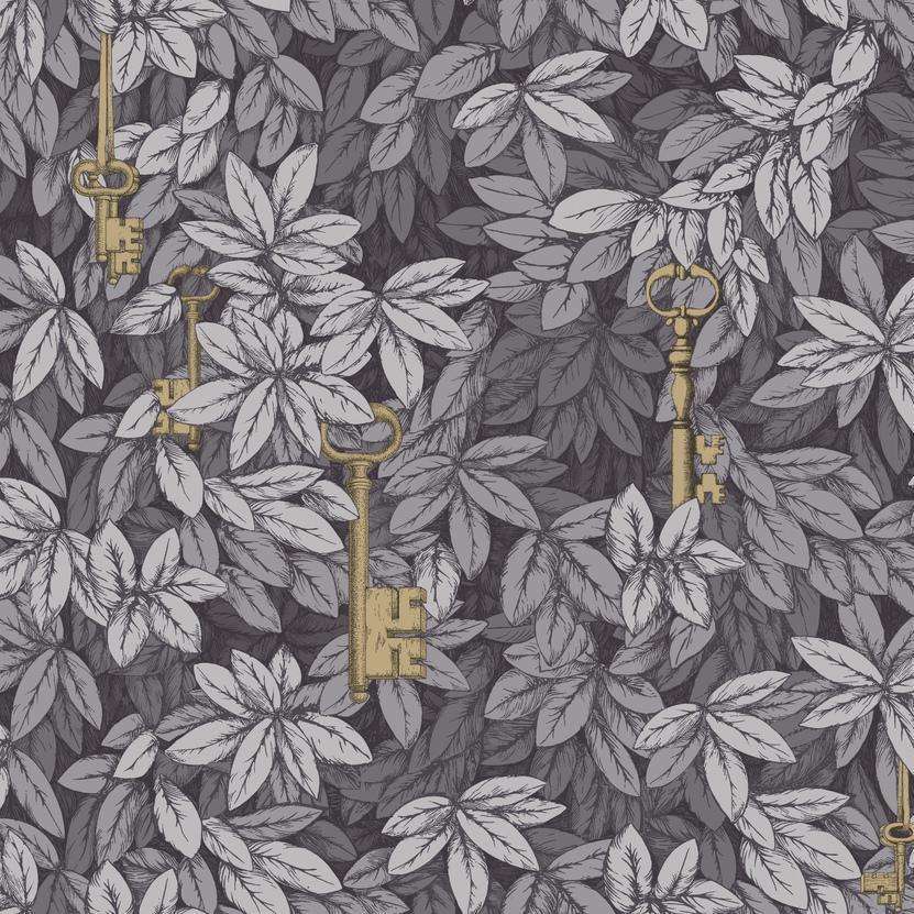Chiavi Segrete-behang-Tapete-Cole & Son-Antraciet-Rol-114/26051-Selected Wallpapers