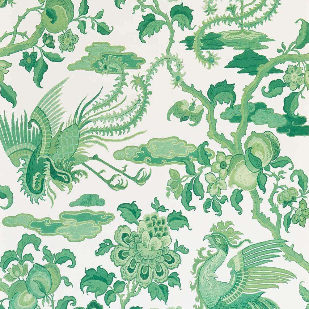 Chifu-behang-Tapete-GP&J Baker-Emerald-Rol-BW45087.3-Selected Wallpapers