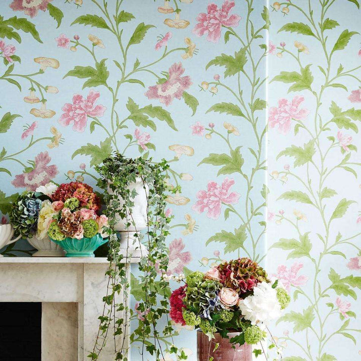 China Rose-behang-Tapete-Little Greene-Selected Wallpapers