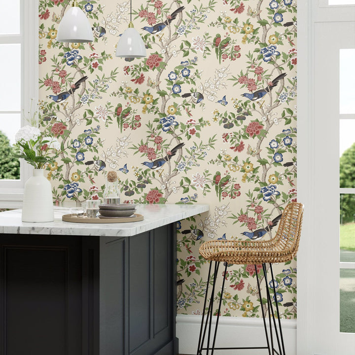Chinoiserie Hall-Behang-Tapete-Sanderson-Selected Wallpapers