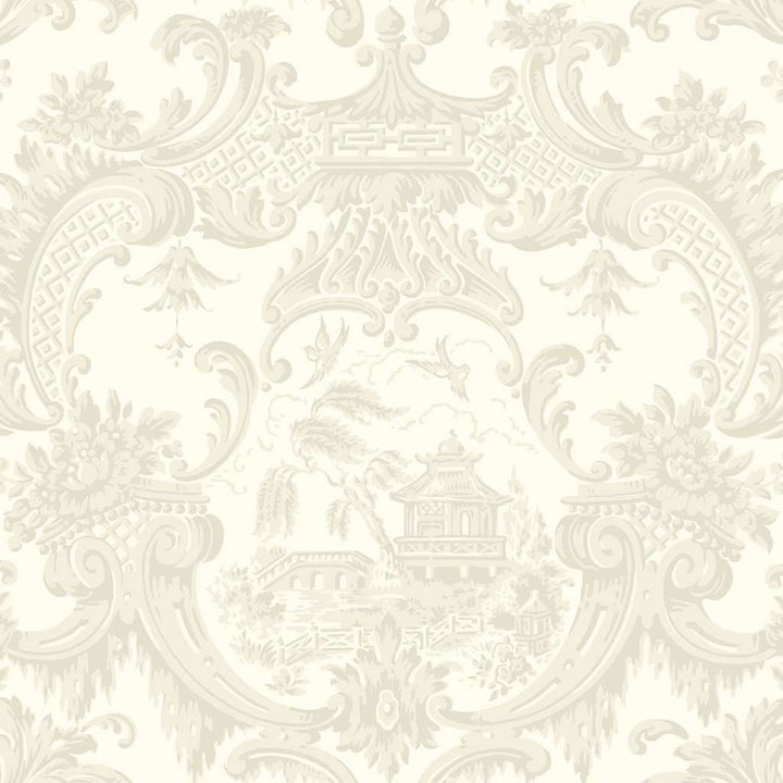 Chippendale China-Behang-Tapete-Cole & Son-White-Rol-100/3010-Selected Wallpapers